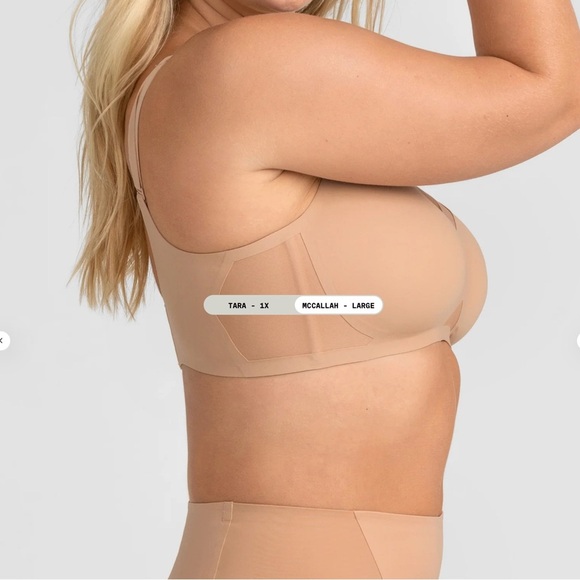 Honeylove Nude Seamless Liftwear Crossover Bra - Picture 8 of 11